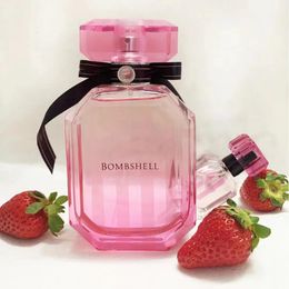 Freshener Brand Secret Perfume 100ml Bombshell Sexy Girl Women Fragrance Long Lasting VS Lady Parfum Pink Bottle Cologne