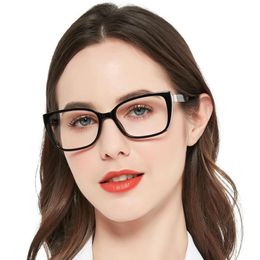 Sunglasses MARE AZZURO Oversized Reading Glasses Women Fashion Brand Designer Cat Eye Presbyopia Eyeglasses Glitter Readers 1 0 1 289i