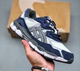 Top Gel NYC Marathon Oatmeal Running Shoes Concrete Navy Steel Obsidian Designer Grey Cream White Ivy Black Outdoor Trail Sneakers Size 36-45 h0