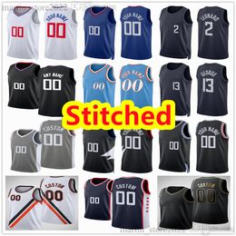 Stitched 2023/24 Basketball Kawhi Jerseys 2 Leonard Paul 13 George James 1 Harden Norman Powell Ivica Zubac Russell Westbrook Bones Hyland Terance Mann Daniel Theis