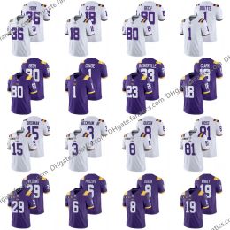 CUSTOM Travin Dural Ncaa Lsu Tigers College Football Jersey Custom Jarvis Landry Chase Joe Burrow Justin Jefferson Clyde Edwards Hela