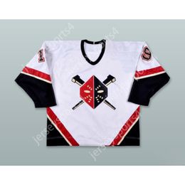 Custom KELLY MILLER 19 WHEELING NAILERS WHITE HOCKEY JERSEY NEW Top Stitched S-M-L-XL-XXL-3XL-4XL-5XL-6XL