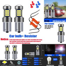 New Decorative Lights 2pcs LED 7506 Reverse Light Bulb Backup Lamp P21W BA15S 1156 Canbus Free Error For Lexus GS300 GS430 EU Car Models LFA 2010-2012