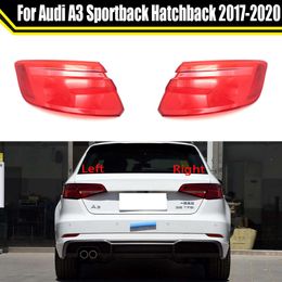 for Audi A3 Sportback Hatchback 2017-2020 Taillight Brake Lights Replace Auto Rear Shell Cover Mask Lampshade