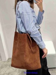 Wholesale Top Original Celins's tote bags online shop Factory Outlet Tote for sale Internet celebritys versatile suede solid Colour buck With real logo