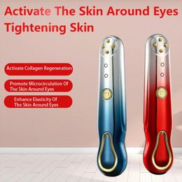 Eye Massager Anti Wrinkle RF Radio Frequency Removing Wrinkles and Fine Lines Anti Ageing Micro Current Beauty Instrument 231219