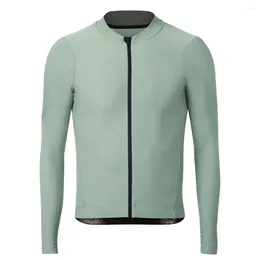 Racing Jackets Men's Spring/Autumn Long Sleeve Breathable Cycling Jersey Shirt Road Mtb Wear Bike Uniform Outdoor