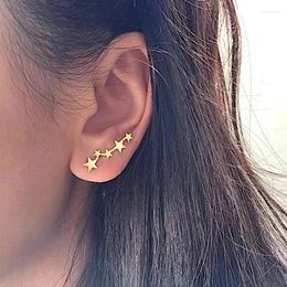 Stud Earrings CAOSHI Cute Girl Star Dainty Ear Fashion All Match Trend Accessories For Daily Life Stylish Female Engagement Gift