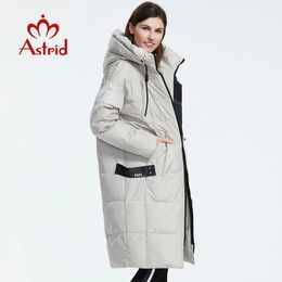 Women's Down Parkas Astrid Winter arrival down jacket women loose clothing outerwear quality with a hood fashion style winter coat AR-7038 231219