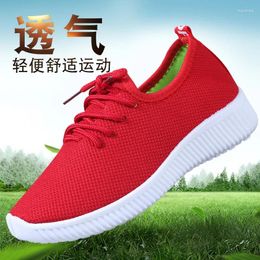 Sandals Internet Celebrity Old Beijing Cloth Shoes Women's Sports Plus Velvet Cotton Breathable Mother's Soft Sole Non