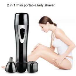 Portable Wet Dry Electric Women Pubic Hair Trimmer Bikini Body Shaver Lady Private Area Clipper Intimate Part Razor Nose Haircut 231220