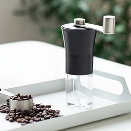 Manual Coffee Grinders 12*4.6*16cm Manual Coffee Grinder Stainless Steel with Ceramic Burr Bean Mill Portable 231219