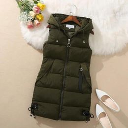 Women's Vests Autumn Winter Korean Style Drawstring Vest Windproof Waistcoat Jacket Solid Colour For Party