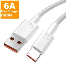 PD 66W USB A to C Cable 6A Super Fast Charging Cable USB Type-C Cord Compatible with Samsung/Huawei/Xiaomi/MacBook/MateBook/LG and More