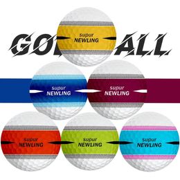 10pcs Supur NING Golf Games Ball Three layer ball Indoor Outdoor Golf Training Aids Massage ball for Back Foot Shoulder 231220