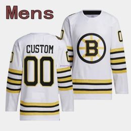 Bruins 100th Centennial Jerseys Milan Lucic Patrice Bergeron David Krejci Brad Marchand Hampus Lindholm Jake DeBrusk Nick Foligno Taylor Hall Hockey Jersey