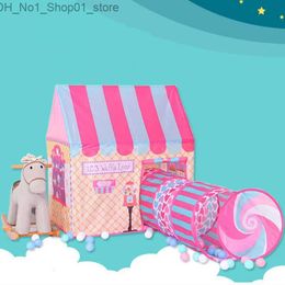 Toy Tents Child Toys Tents Kids Play Tent Boy Girl Princess Castle Indoor Outdoor Kids House Play Ball Pit Pool Playhouse teepee Q231220