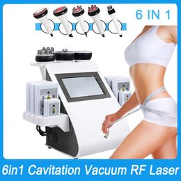 Portable Slimming Cavitation Machine Home Use Body Shaping 40K Ultrasonic RF Skin Lifting Tightening Lipolaser Vacuum Weight Reduce Fat Loss Cavi System