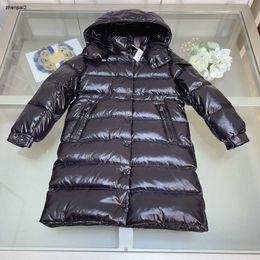 Luxury baby jackets designer kids down Outwear Size 110-150 winter Button zipper windproof design child coat Dec10