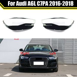 Front Car Headlamp Light Housing Case Transparent Lampshade Lamp Shell Headlight Lens Cover for Audi A6 A6L C7PA 2016 2017 2018