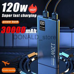 Cell Phone Power Banks 120w Super Fast Charging 30000mAh Power Bank Large Battery Capacity For Mobile Power Supply For Various Mobile Phones J231220