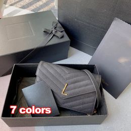 10A Designer Bags Cassandre Matelasse Wallet Messenger Handbag Shoulder Luxury Underarm Wallet Top Quality Chain Crossbody Bag Women Purses