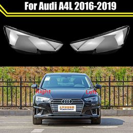 Head Lamp Light Case for Audi A4 A4L 2016 2017 2018 2019 Car Front Headlight Lens Cover Lampshade Lampcover Caps Headlamp Shell