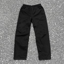 Men s Jeans Stereoscopic Cut Straight Tube Casual Functional Workwear Pants Men Heavy duty Washed Old Trousers 231219