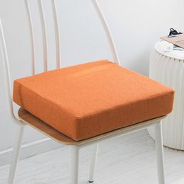 Pillow Memory Foam Square Sponge Seat Mat Solid Color Non-Slip Chair Back Dual-Use Soft Protect Hips Mats