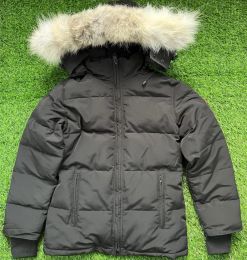 Women Designer Parka Down Jackets Coat Long Windbreak Goose Thick Warm Fur Removable Jacket Collar Winter Puffer Real Wolf Fur Coat Arctic Hood Trim Doudoune