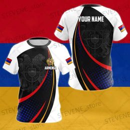 Men's T-Shirts Armenia Flag Coat of Arms Graphic Tee Summer Casual Pullover Men's Fashion Loose T-shirts Boy Oversized Short Sleeves Tops 6XL T231220