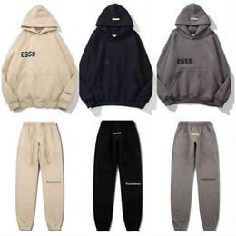 Essentialls Hoodie Essentails Tracksuit Men Women Essentialshoodie Pants Set Sweatshirt Essen Oversize Essentialsweatshirts High Street Pull