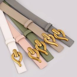 Belts Genuine Leather Women's Belt Simple And Fashionable Decoration Paired With Jeans Skirts Pants Manufacturer