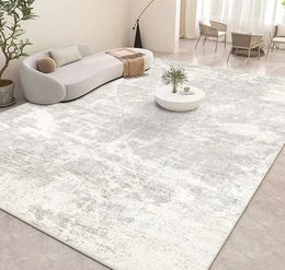 Minimalism Solid Colour Carpet Japanese Style Beige Carpets for Living Room Bedroom Cloakroom Foot Mat Hall Sofa Area Large Rug 231220