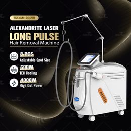 Painless New Laser Hair Removal Machine Hair Reduction Equipment Alexandrite ALEXLaser 755nm 1064nm