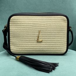 Shoulder Bag Designer 23CM 10A Mirror quality Woven Camera Bag Designer Bag Handbag High Quality With Box Y112