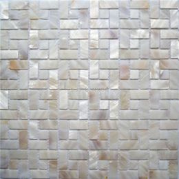 Wallpapers Natural Mother Of Pearl Mosaic Tile For Home Decoration Backsplash And Bathroom Wall 1 Square Meter lot AL104284M