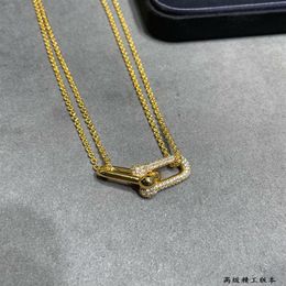 Luxury Pendant Necklace Hardware Designer S925 Sterling Silver Crystal Bucket Lockets Charm Short Chain Choker For Women Jewelry200O