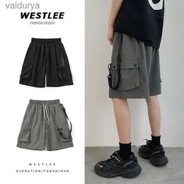 Men's Shorts Shorts Men Cargo Shorts Japanese Fashion Streetwear Retro Pockets Men's Shorts Casual Summer Hip Hop Stylish Popular Shorts YQ231220