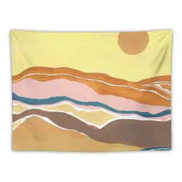 Tapestries Mountain Sun Tapestry Wall Decoration Bedroom