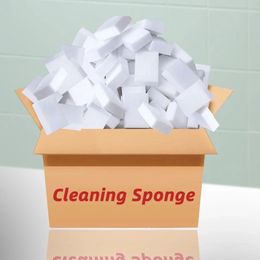 New 30/50/100 Pcs Melamine Sponge Magic Sponge Household Sponge Eraser Cleaning Tools for Office Kitchen Bath Cleaning Sponges