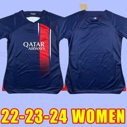 2023 2024 soccer jerseys maillot de foot MBAPPE HAKIMI MARQUINHOS VERRATTI football shirt 23 24 SERGIO RAMOS FABIAN hommes KIT Women girl home third