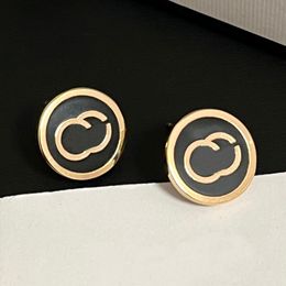Novelty Designer Earrings Brand Letter Ear Stud Loop Top Quality Gold Plated Stainless Steel Earring Women Wedding Party Jewerlry Accessories
