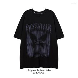 Men's T Shirts Xpkaeax Original Fashion Brand Printed Half Sleeve Hip Hop T-shirt