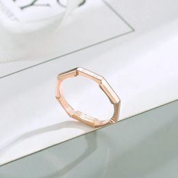 T GG Luxury designer rings for women men fashion trend brand rose gold ring couple sterling silver new style holiday gift Personalised good