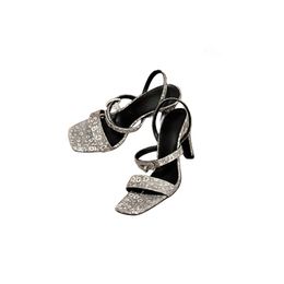 French haute couture flip-flops, women's shoes, spring-summer 2024, chunky heels, serpentine square hair, skirt slippers