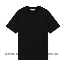 Mens Ami T Shirt Women Designer of Luxury Fashion Mens Casual Tshirt Man Clothing Loose Sport Amis Paris 2601