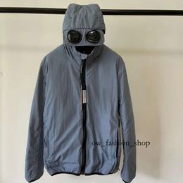 Cp Comapny Chrome-r Padded Jacket Winter Warm Thick Men Two Lens Glasses Cp Hoodies Casual Windproof Coat Goggle Size M-xxl 585 831