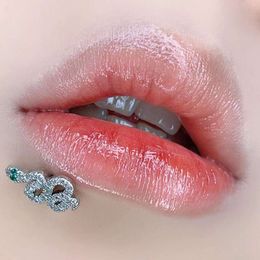 Full Diamond Snake Green Eyes, Lip Earbone Nails, Titanium Steel Punk Piercing Jewelry, Small and Sweet Cool Spicy Girl Instagram Style