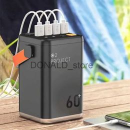 Cell Phone Power Banks 60000mAh Outdoor Power Bank Portable PowerBank External Battery Pack PD 30W Fast Charger For Xiaomi iPhone mobile power station J231220